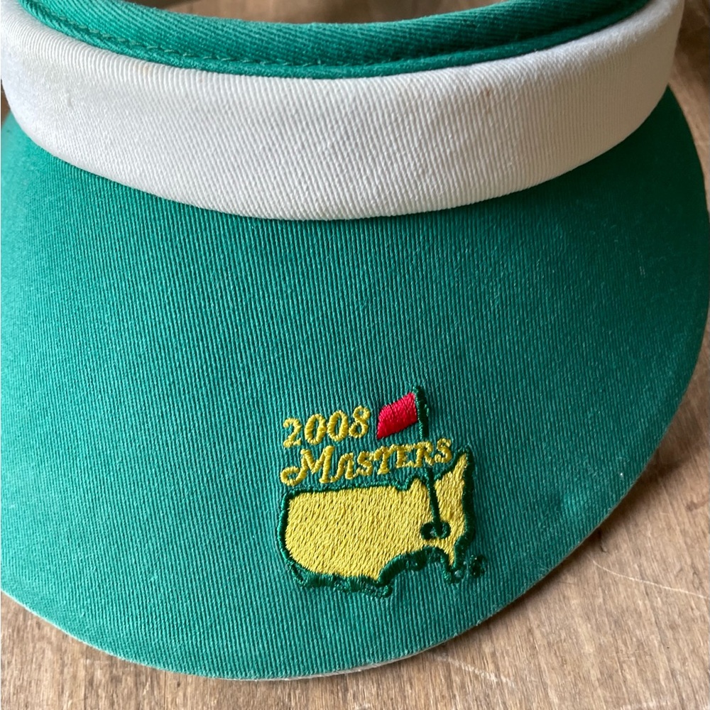Women's 2008 Masters Golf Tournament Green & White Visor - Picture 4 of 6